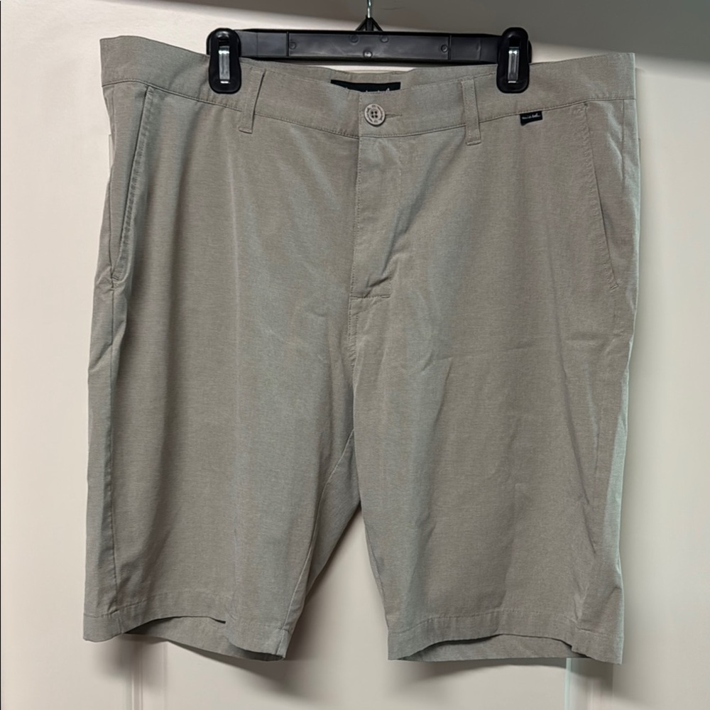 Travis Mathews Tan Golf Shorts